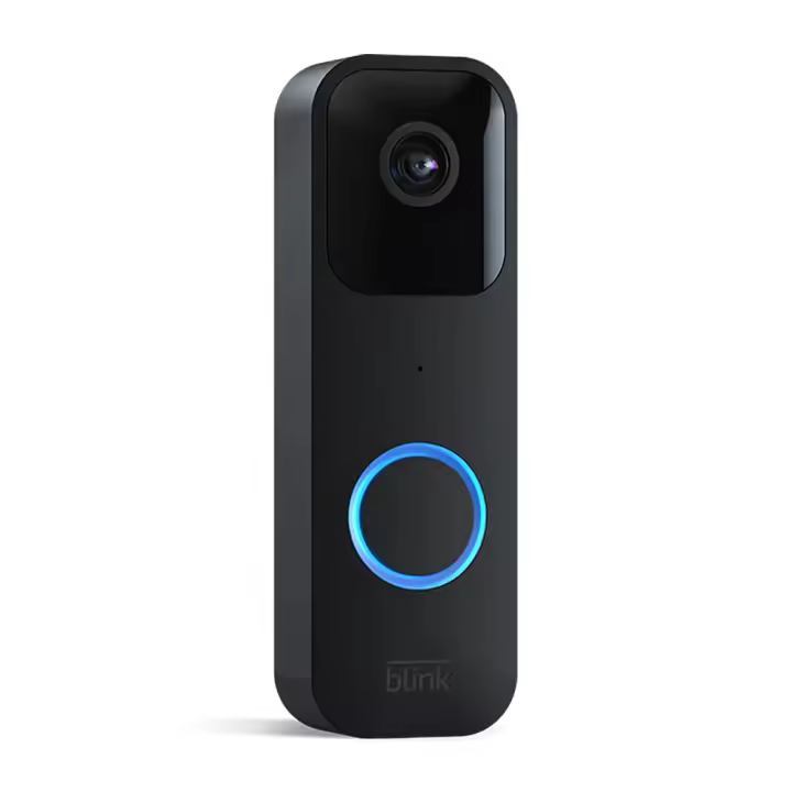 Blink Video Doorbell,  Audio bidireccional, vídeo HD, con notificaciones de movimiento y timbre, fácil de configurar, con Alexa integrada, cableado o sin cablear, negro, blanco - 1