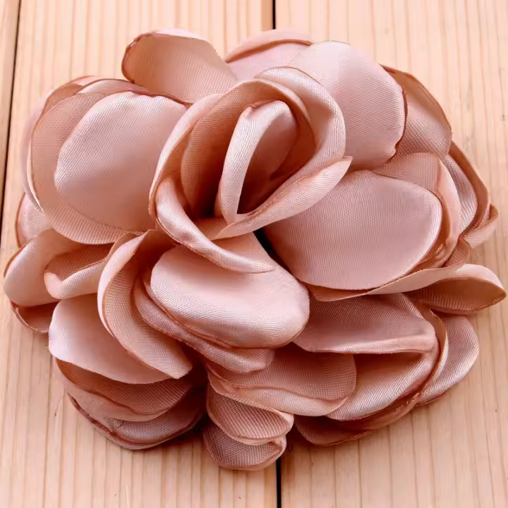 5pcs/lot 8CM 20 Colores Flores Artificiales Vintage Para Bebé Nacido Recién Nacido Bouquet De Tela Suave Para Boda Novia Guirnalda Decoración Del Hogar Flores De Tela - 1