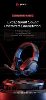 Auriculares Inalámbricos Profesionales TAIDU T01 Con Micrófono 2.4G Bluetooth Y Cable 50mm Para Gaming En PC Laptop Y Móvil - details 0
