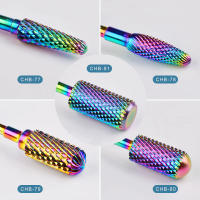 Juego De 5 Piezas De Cortadores De Uñas De Titanio Arco Iris Para Manicura Eliminación De Esmalte De Gel Accesorios Para Taladro De Uñas - details 10