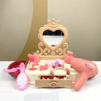Mini Tocador Infantil con Espejo y Secador de Cabello - Regalo Ideal para Cumpleaños de Princesas - details 5