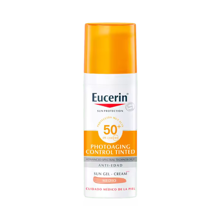 EUCERIN SUN PHOTOAGING FLUIDO COLOR FPS 50+ 50 ML AHT - 1