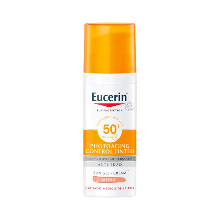 EUCERIN SUN PHOTOAGING FLUIDO COLOR FPS 50+ 50 ML AHT - 1