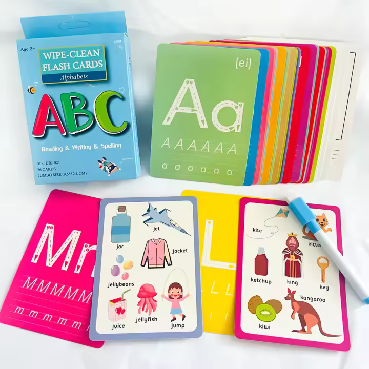 Juego Educativo Montessori De 36 Tarjetas Para Niños Para Aprender Números Leitura Escritura Matemáticas Temas De Animal Transporte Fantasía Deportes Música - 1