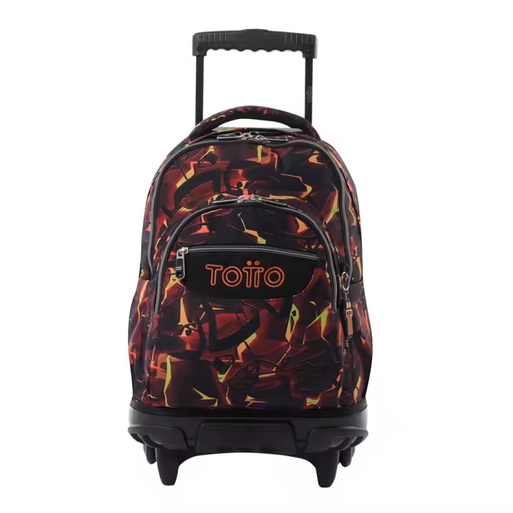 Mochila Escolar con ruedas Totto España Renglones Flash - 1