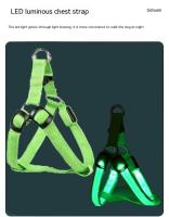 Arnes Ajustable Para Perro Con LED No Pull Nylon Brillante Para Pequeños Y Medianos Seguridad Nocturna Accesorios Para Mascotas - details 1