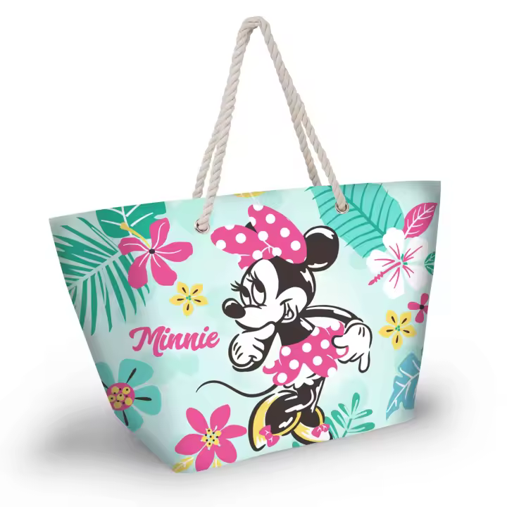 Bolsa Playa Tropic Minnie Disney 37x52x17cm. KARACTERMANIA - 1