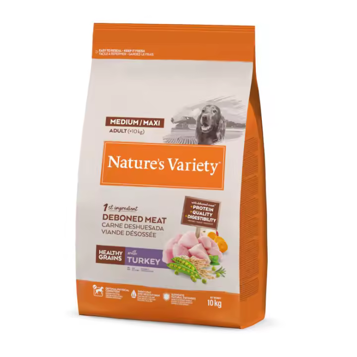 Natures Variety Healthy Grain Pienso de Pavo para Perros de Raza Med/Maxi - 1