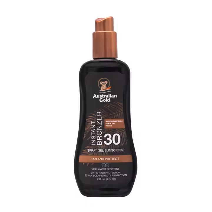 Australian Gold Protector Solar SPF30 Spray Gel con Bronces 237ml - 1