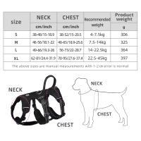 Harnés Para Perros De Tamaño Medio Con Bandas Reflectantes Anti-Rrompimiento Accesorios Para Mascotas Al Aire Libre Material De Poliéster - details 1