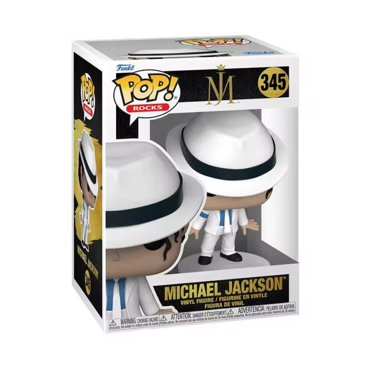 Funko Pop! Rocks: Michael Jackson - MJ - (lean) - Figura de Vinilo Coleccionable - Idea de Regalo- Mercancia Oficial - Juguetes para Niños y Adultos - Music Fans - Muñeco para Coleccionistas - MR POPYE - 1