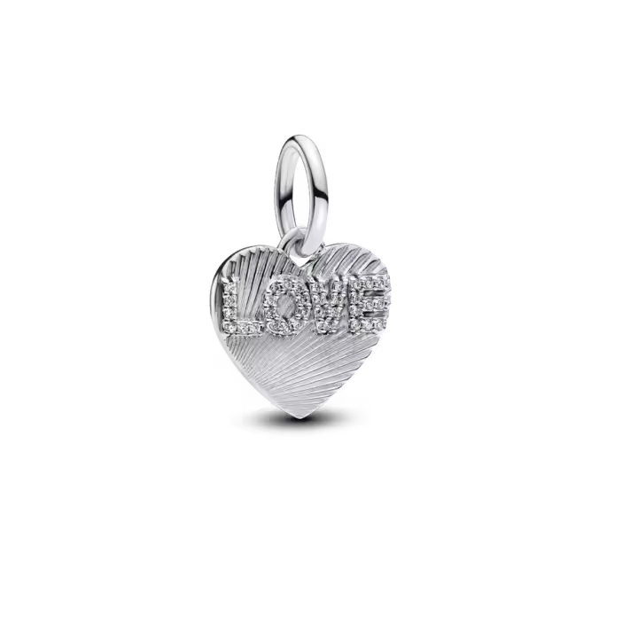 Charm Pandora Colgante Grabable Corazon Amor - 1