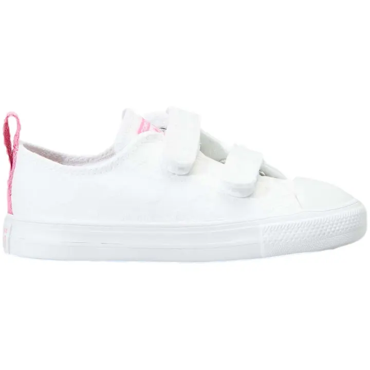 Zapatillas Converse Chuck Taylor All Star Easy On Sparkle para niñas en color blanco - 1