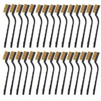 30PCS Cepillo De Hilo Mini Para Limpieza De Acero Inoxidable Con Mango Curvado Para Eliminar Escoria Y Rusticidad En Soldadura - details 4