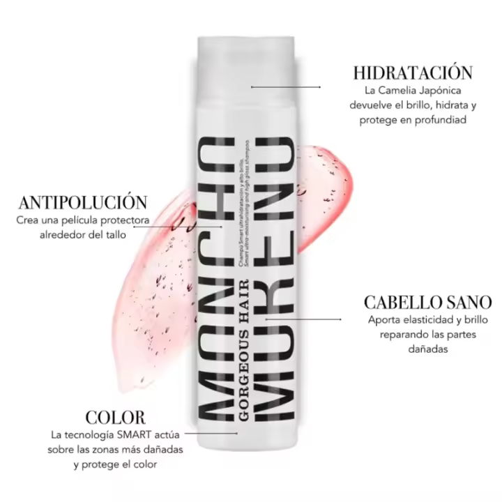 GORGEOUS HAIR CHAMPU INTELIGENTE MONCHO MORENO 100 ml - 1