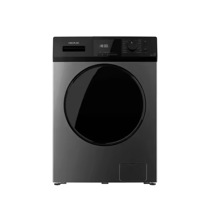 CECOTEC 02177 Lavadora Front Load 9kg, 1400rpm, Clase A, Motor Inverter, 16 Programas, SteamMax - 1