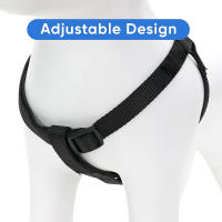 Harnés Para Perro De Color Sólido Tamaño Pequeño Para Entrenamiento Y Caminar Con Estilo De Pasos Material De Poliéster Adecuado Para Todas Las Fases De Vida Del Perro - details 1