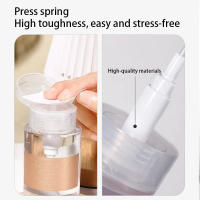 Botella De Reparación De Uñas Portátil De Plástico 150/200/300ml Recargable Con Pumpe Para Limpiador De Uñas - details 4