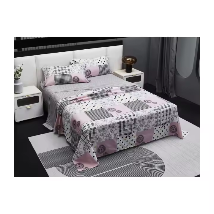 Homeplus Juego de Sábanas Microfibra Suave 5 Piezas Cama 90 160x260  Suavidad Excepcional - Tamaños para Todas las Camas - 1