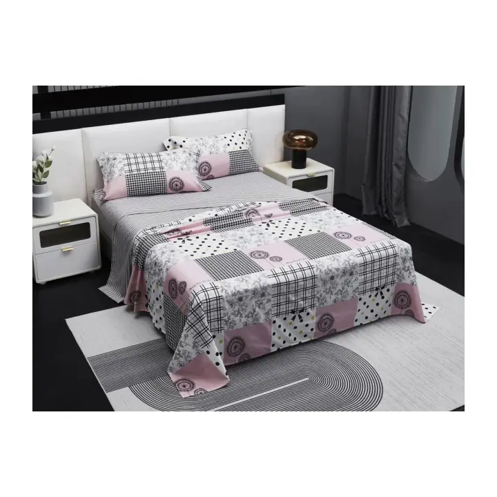 Homeplus Juego de Sábanas Microfibra Suave 5 Piezas Cama 90 160x260  Suavidad Excepcional - Tamaños para Todas las Camas - 1