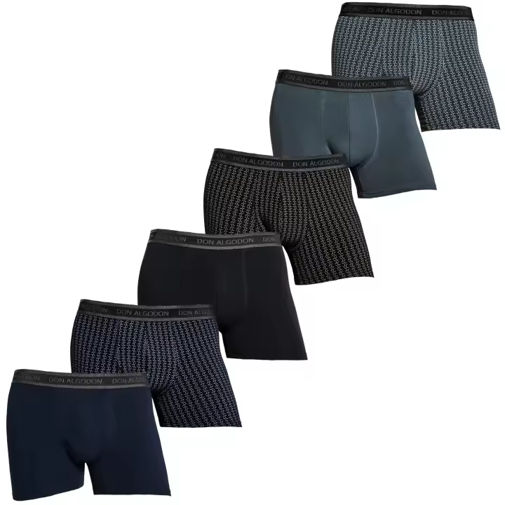 DON ALGODON | Pack 6 Boxers Hombre Suaves, Transpirables y Resistentes | Máximo Confort con Algodón Máxima Calidad - 1