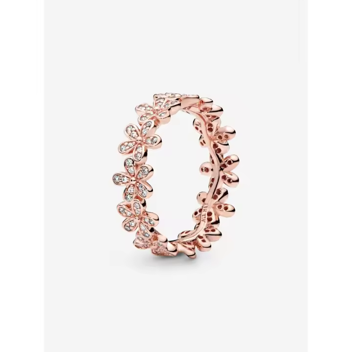 Pandora - Anillo de margaritas - Baño de Oro Rosa de 14 K - 1