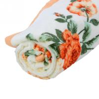 Toalla De Rostro Flor Peonía Algodón 100% Hotelera Suave Secado Rápido Tamaño 34x74cm Para Baño - details 12