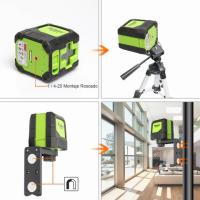 Huepar 9011G - Láser de línea cruzada de haz verde autonivelante con base pivotante magnética de 360° Envió 24Horas - details 4
