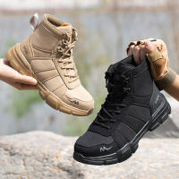 Botas De Trabajo Indestructibles Para Hombres Zapatos De Seguridad Con Punta De Acero Antipinchazos Antideslizantes Tácticas Para Hombres Y Mujeres - details 10