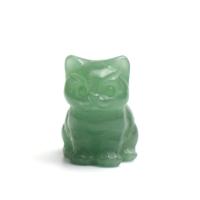 Adornos De Gato De Cristal Natural Carved by Hand Piedra Original Gema DIY Artesanías Animales Arte Hecho a Mano - details 8