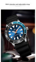 Reloj De Cuarzo Para Hombre ONOLA De Cuero Genuino Resistente Al Agua Estilo Business Con Calendario Completo Y Cierre De Hebilla - details 9