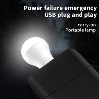 8pcs Luces De Lectura LED USB Para Libros Protección Ocular Luz Nocturna Redonda Para Carga De Teléfonos Móviles Y Computadoras - details 9