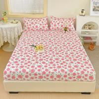 Juego De Sábanas Elásticas MissDeer Para Cama Doble Con Estampado De Flores Sin Fundas De Almohada Tamaño Single Queen King Cubierta De Cama 100% Poliéster - details 16