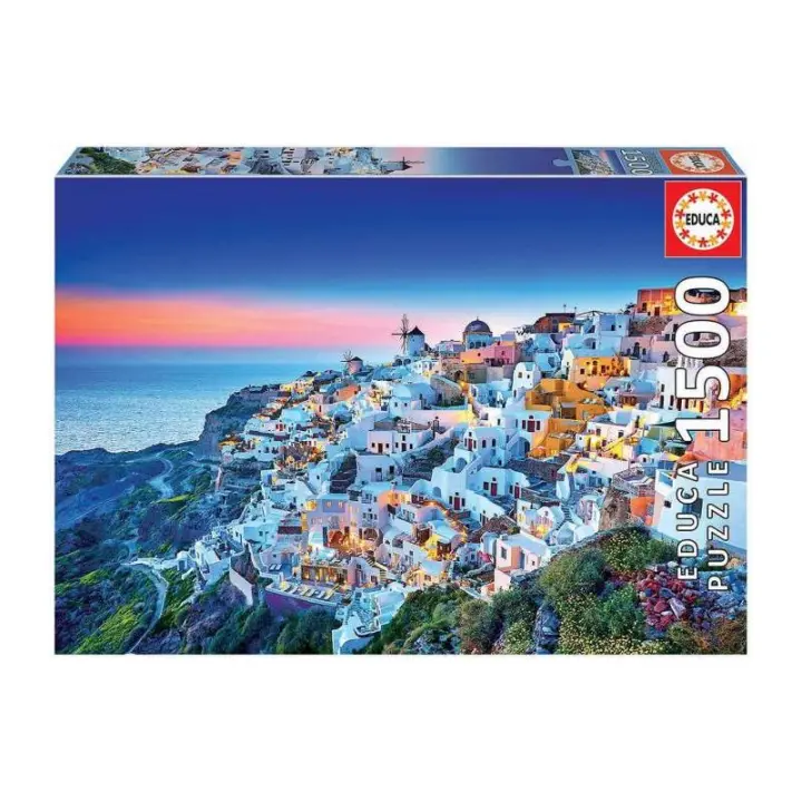 Puzzle 1500 Piezas Santorini Educa - Alta Calidad Materiales - 1