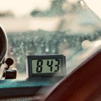 Reloj De Coche Mini Exquisito Adhesivo Para Tablero De Auto Y Camión Calidad Superior Regalo Práctico Y Estético - details 9