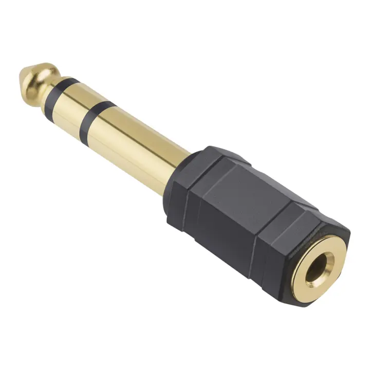 Actecom Adaptador Audio Estéreo Jack TRS para Auriculares y Altavoces - 1