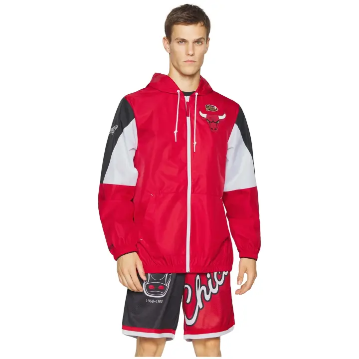Chaqueta Mitchell & Ness Chicago Bulls para hombre en color rojo - 1