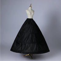 Nueva Llegada De Enagua De Encaje Con 4 Aros Para Vestido De Boda Jupon Mariage Halka Rockabilly Con Tulle Material De Poliéster - details 6