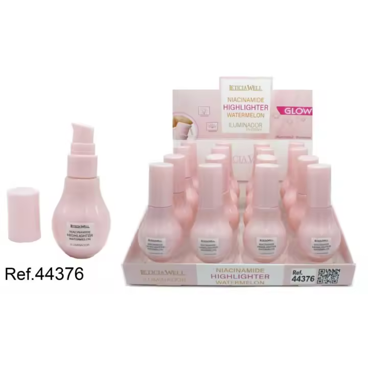 Leticia Well iluminador PRECIO POR UNIDAD maquillaje + Sérum Sandía con Ácido Hialurónico - 1