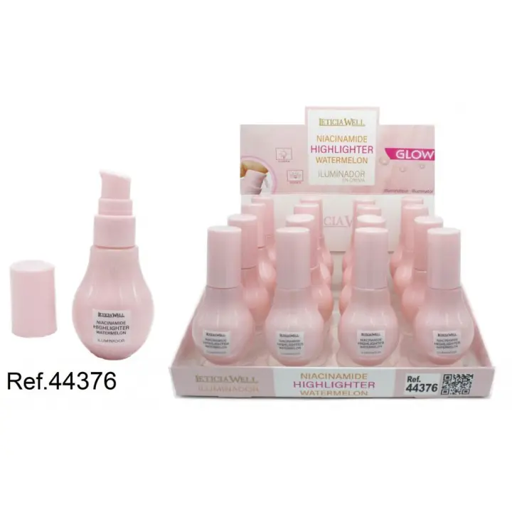 Leticia Well iluminador PRECIO POR UNIDAD maquillaje + Sérum Sandía con Ácido Hialurónico - 1