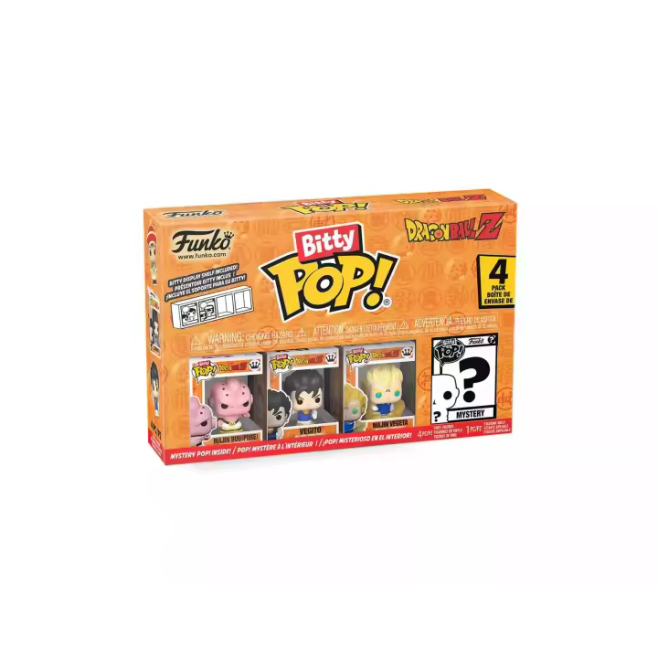Funko Pop Bitty Dragon Ball Z Pack 4 mini Figuras con Majin Buu - 1