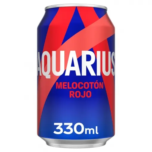 Caja 24 Aquarius Melocotón lata 330ml - 1