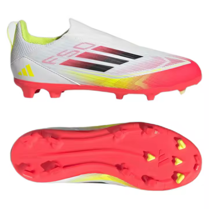 Botas de Futbol Adidas F50 League Ll para niños unisex en color blanco - 1