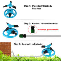 Sistema De Riega Jardín Automático 360 Grados Con Conector Rápido Boquilla Giratoria Para Jardín Suministros De Riego - details 4