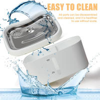 Fuente De Agua Automática Para Gatos Tuya APP 84 oz/2.5L Adecuada Para Cuenco De Agua De Acero Inoxidable Para Mascotas - details 4