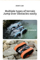 Tanque Amphibio Con Coche De Maniobras En Dos Direcciones Y Resistente Al Agua Control Remoto Para Niños Juguetes De Exterior - details 4