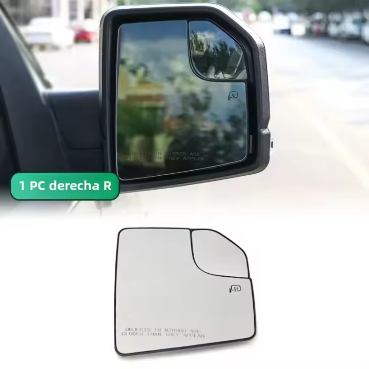 Espejo Retrovisor Para Ford F-150 2015-2020 Vidrio De Espejo Lado Izquierdo Y Derecho Ángulo Amplio Calentado - 1