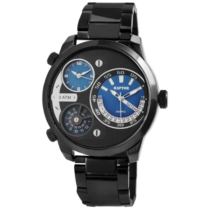 Reloj Raptor® Homem com Bracelete em Aço Inoxidável - 1