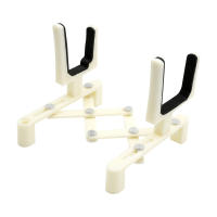 Soporte Plegable Para Violín Profesional Portátil Material ABS Accesorios Para Instrumentos Musicales De Cuerdas Tipo Soporte De Piso Negro/Blanco - details 2