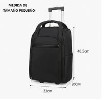 MEJORADA Maletín con Ruedas de Gran Capacidad, Convertible en Maleta, Asa Telescópica Resistente, Diseño Ligero e Impermeable, Ideal para Viajes, Negocios y Estudiantes - details 14